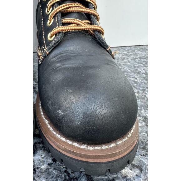 Gat Tank Tall Lace Up Lug Logger Boots Men\'s Size 4.5 main image 3